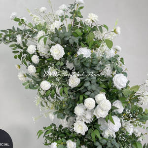 ผ้าฮอร์นแบคดรอปประดิษฐ์ดอกไม้ยอดนิยมซุ้มดอกกุหลาบสำหรับงานแต่งงานบ้านวันเกิดปาร์ตี้ - Product Image 6