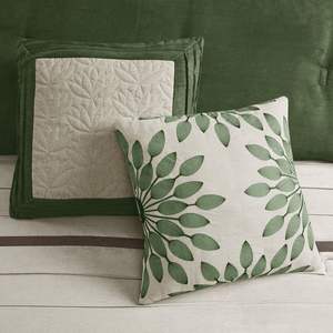 Juego de Edredón Hs-Twi Yurlos de 7 Piezas, Floral, Tejido de Algodón, Tamaños Queen, King y Super King, para Recámara, Hogar, Hotel, Bodas - Product Image 6