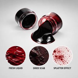 Crema de <span class=keywords><strong>Sangre</strong></span> Falsa Profesional para Efectos Especiales - Gel de <span class=keywords><strong>Sangre</strong></span> Lavable de Color Rojo Oscuro Realista para Cine y <span class=keywords><strong>Halloween</strong></span> - Product Image 2