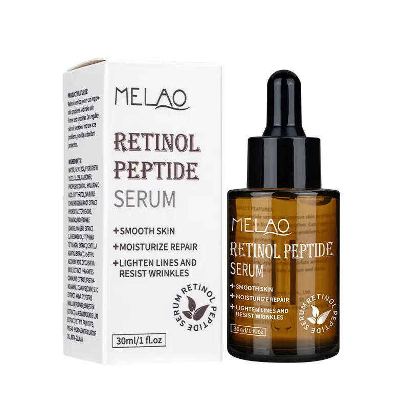 Serum Wajah Retinol Anti Penuaan, Serum Wajah Retinol pelembab pengencang Anti Keriput dengan asam Hyaluronic Dan kolagen