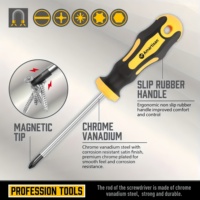 Ensemble d'outils de tournevis magnétiques portables de haute qualité pour la maison, 42 pièces, avec étui rigide, ensemble de tournevis manuels