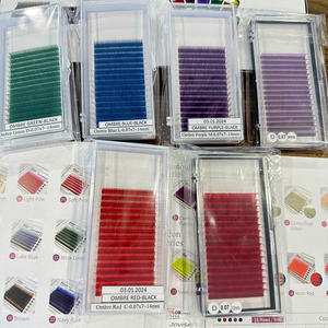 ขนตาต่อสีแบบนิ่มใหม่0.07 m - Product Image 3