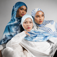 Hijabs en modal imprimés style tapis persan, foulards hijab personnalisés, doux, circulaires, élégants, en modal imprimé, motif imprimé en modal