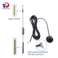 Antenne d'autoradio longue portée 800Mhz 3g, booster de signal, ventouse TS9 7dbi lte 4g