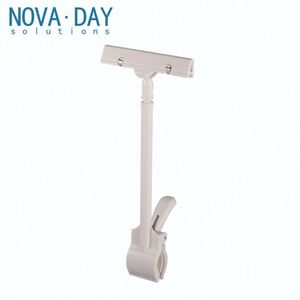 NOVADAY Supermercado Durable Personalizado Estante Giratorio Etiqueta Exhibición Plástico Pop Clip Transparente - Product Image 1