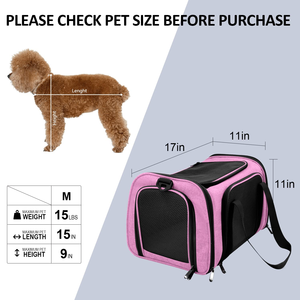 Sac de transport portable pour animaux de compagnie, confortable et respirant, pour voyages en extérieur, cage pour chat et chien, sac de transport pour animaux de compagnie pour avion - Product Image 5