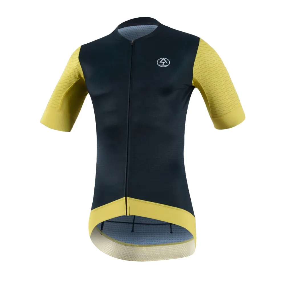 Sublimated 3 Pockets Fashion Cycling Wear Team Custom Road Zip Full Uniform Bike Shirts Cycling Jersey