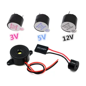 3V 5V 12V Actieve Zoemer Magnetische Lange Continue Pieptoon 12*9.5Mm Nieuw En Origineel Voor Arduino Mini Plug Speaker