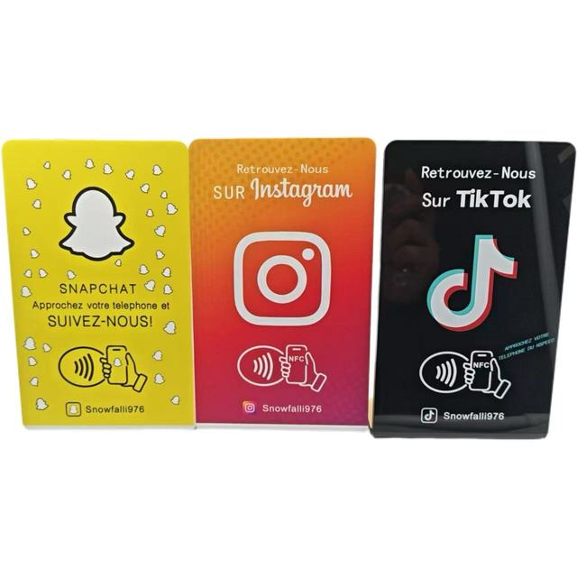 Google-rated NFC Promotional Display Stand, Made of Acrylic/PVC, for Social Media QR Code Scanning; Customizable
