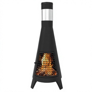 Brasero portable en métal de style européen authentique <span class=keywords><strong>pour</strong></span> extérieur, idéal <span class=keywords><strong>pour</strong></span> villa, jardin, feu de camp et <span class=keywords><strong>barbecue</strong></span> - Product Image 1