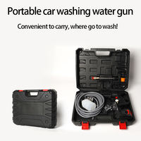 Nettoyeur haute pression sans fil pour lave-glace de voiture Tablette Portable Pistolet de lave-auto Pompe à pression rechargeable pour lavage de voiture
