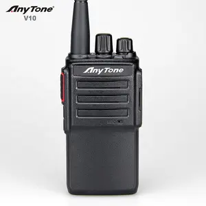 Anytone V10 walkie telsiz el taşınabilir radyo yüksek güç 5W çift bant vhf uhf radyo kullanışlı talkie