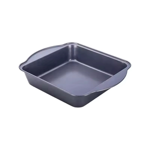 Plaque de cuisson carrée profonde professionnelle personnalisable en silicone mat antiadhésif de 0,4 mm pour la pâtisserie commerciale - Product Image 1