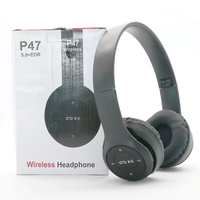 Écouteur P47 en gros d'usine casque pliable casque sans fil blue tooth pour téléphone portable ou ordinateur