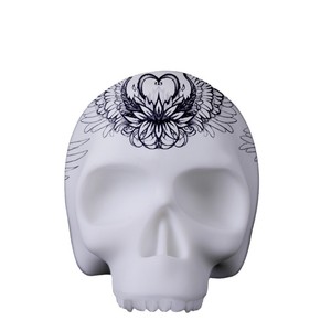 Modelo de calavera de silicona Yuanyun para práctica de tatuajes, molde 3D en blanco para entrenamiento de maquillaje permanente. - Product Image 1