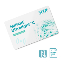 Individuell Bedruckte Plastik-PVC-N-TAG-424-DNA-Chip-RFID-Karte Digitale Geschäfts-NFC-RFID-Karte