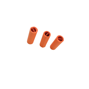 Conos de Papel Naranja con Flecos de Borlas para Proyectos de Manualidades - Product Image 3