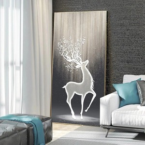 Moderno di lusso nordico animale astratto pittura di <span class=keywords><strong>cervo</strong></span> stampa per la camera di famiglia decorazione del portico arte della <span class=keywords><strong>parete</strong></span> - Product Image 5