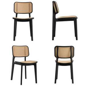 Sillas de Ratán de Plástico PP para Restaurante, Sillas de Comedor Apilables, en Oferta - Product Image 5