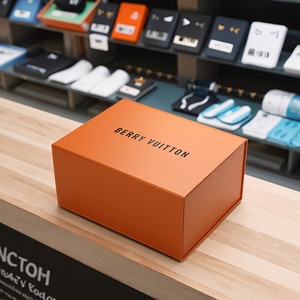 Có Thể Tái Chế Tùy Chỉnh Kích Thước Logo Các Tông Giấy Cứng Cứng Cứng Nhắc Nam Châm Hộp Bao Bì Sang Trọng Gấp Từ Hộp Quà Tặng Với Từ Nắp - Product Image 1
