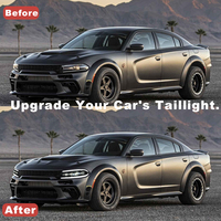 Phare DK Motion Moyen-Orient pour Dodge Charger SE SXT RT 2015-2021, mise à niveau des phares LED, clignotants, feux de jour, phare avant