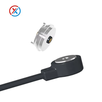 Conector de Carga Magnético Personalizado de 12V2A, Conector de Alimentación Redondo para Luces LED, Conector Magnético Macho y Hembra