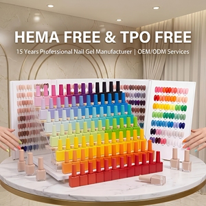 เจลทาเล็บยูวี HEMA & TPO Free ขนาด 15 มล. ดีไซน์<span class=keywords><strong>ฝรั่งเศส</strong></span> เป็นมิตรต่อสิ่งแวดล้อม สำหรับผู้หญิง ใช้ในงานมืออาชีพ มากกว่า 5000 สี - Product Image 1