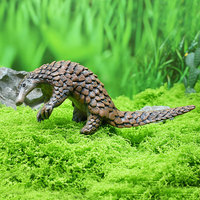 Modèle d'animal sauvage en PVC solide de haute qualité, best-seller transfrontalier, pangolin, armadillo, jouet éducatif cognitif