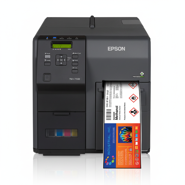 EP SON TM-C7520G Inkjet Desktop USB 2.0 Ethernet Full-color High-quality Performance Durable Rugged Design Label Printer Stock