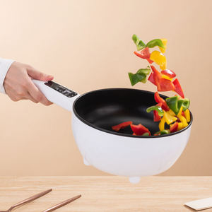 <span class=keywords><strong>Wok</strong></span> <span class=keywords><strong>eléctrico</strong></span> multifunción con asas Stay-Cool Nuevo revestimiento de cerámica para el hogar para una fácil limpieza - Product Image 2