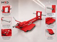 Máquina de remo vertical comercial de alta resistencia para entrenamiento de fuerza