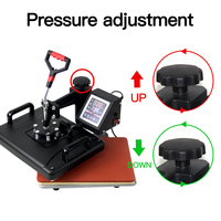 Presse à chaleur numérique multifonctionnelle 5 en 1 pour la sublimation de t-shirts, machine d'impression de t-shirts