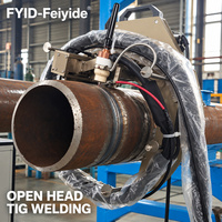 Machine à souder TIG à tête ouverte FYID-Feiyide avec source d'alimentation FXT40 Pro et K76 ou K114 pour la soudure de joints circonférentiels de tuyaux