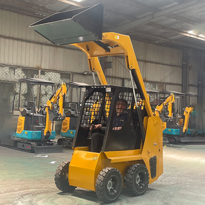 Gratis pengiriman murah baru <span class=keywords><strong>Mini</strong></span> kecil taman pemuat trek <span class=keywords><strong>Mini</strong></span> selip Steer Loader - Product Image 2