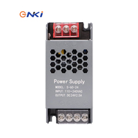 Alimentation Électrique CA-CC 12V 24V OEM/ODM, Pilote LED 60W, Alimentation à Découpage LED pour Caisson Lumineux, Transformateur de Bande LED 12V