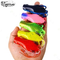 Aotuo Çok Satan 7cm 14g Gerçekçi Biyonik Yüzey Su İçi Oyuk Gövdeli Thunder Frog Yemi Levrek Yılanbaşlı Tatlı Su Balıkçılığı için