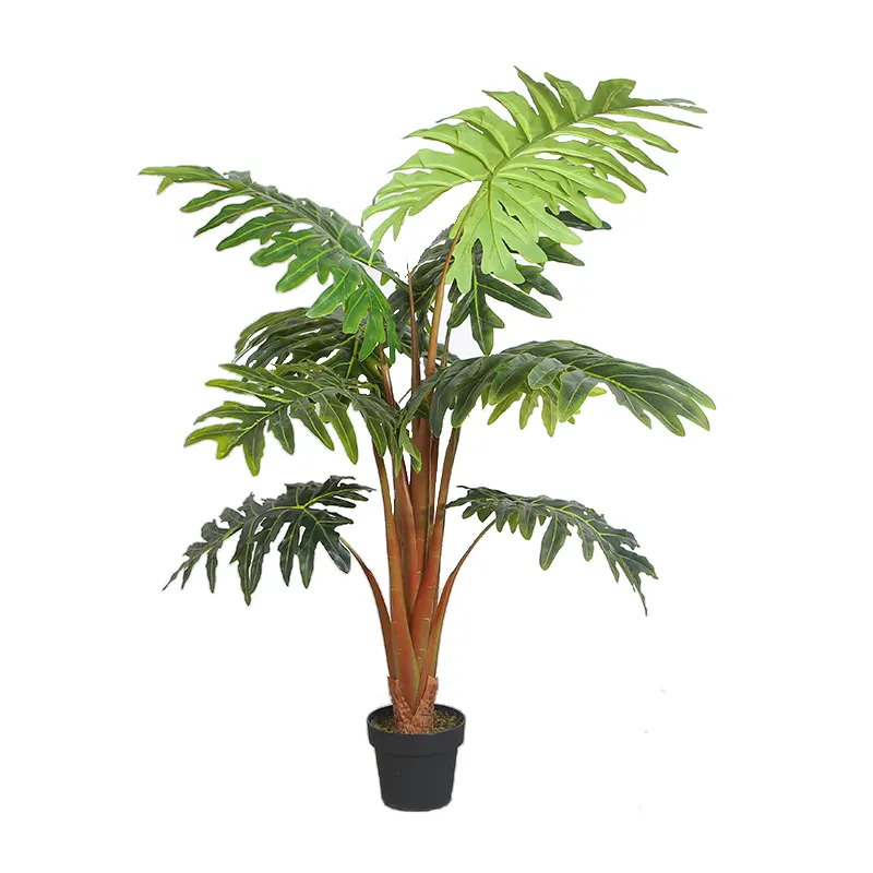 150cm atacado mais barato Monstera artificial para decoração home