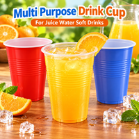 Gobelet en plastique jetable de qualité alimentaire PP 480 ml 16 oz Gobelet transparent pour salade de fruits, jus, boissons