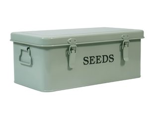 Metal Seed Container Saver Tin Garden Seed Packet Storage Organiser Seed Storage Box