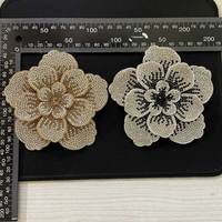 Patchs en tissu à coudre en PVC avec paillettes 3D en forme de fleurs, différentes couleurs, bricolage pour chaussures, sacs, accessoires vestimentaires, vente directe d'usine