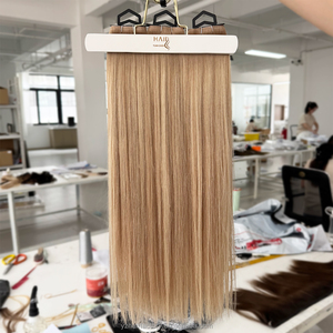 Extensiones de Cabello Rubio Europeo de Alta Calidad, Doble Trama, Invisibles, con Cinta Adhesiva Larga de PU, Extensiones de Cabello Humano Virgen - Product Image 3