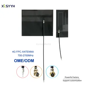 Antena adhesiva interna ulf flexible, 4g, IPEX, lte, 10dBi, PFC, 698-2700Mhz