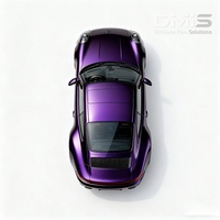 Peinture Métallique Minuit Violet UV Résistant au Vieillissement Car Wrap Vinyle Chrome Minuit violet Vinyle Car Wrap