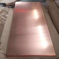 C11000 99.9% Pure Mirror Polished Red Copper Sheet Plate 0.5-20mm 4x8 for Architecture Decoration Busbar Electrical