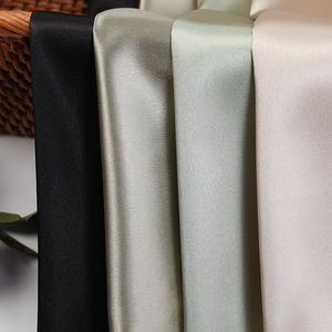 Tessuto Elastico Simil-Seta Intrecciato Super Morbido Resistente alle Pieghe Traspirante Delicato sulla Pelle Broccato Lavorato a Maglia Raso Elastico - Product Image 1