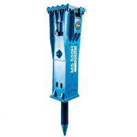 Equipo de Trituración de Minerales MSB600, Martillo Hidráulico para Excavadoras de 22-28 Toneladas ZX230 ZX240 ZX250, Accesorios y Repuestos