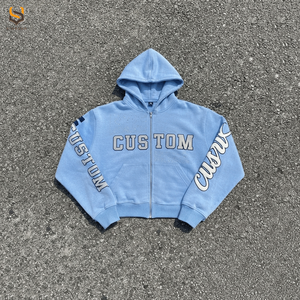 High Quality Acid Wash Oversized Embroidery Custom Tracksuit Winter Rhinestone Reflective Streetwear Baggy <b>Men</b> Tracksuit <b>Set</b> - Product Image 2