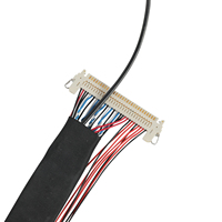 YZCONN Kabel Konektor 40 Pin 50 Pin Khusus untuk Layar Laptop, Pengontrol LCD, Kabel LVDS, Perakitan Kabel, dan Harness Kabel