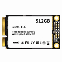 Disque SSD MSATA TLC SATA3 128 Go 256 Go 512 Go 1 To 2 To pour Ordinateur Portable – Prix Usine de Gros