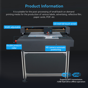 <span class=keywords><strong>Machine</strong></span> de découpe sous vide professionnelle à double tête, <span class=keywords><strong>machine</strong></span> de découpe automatique à plat CNC pour autocollants, carton et papier - Product Image 2